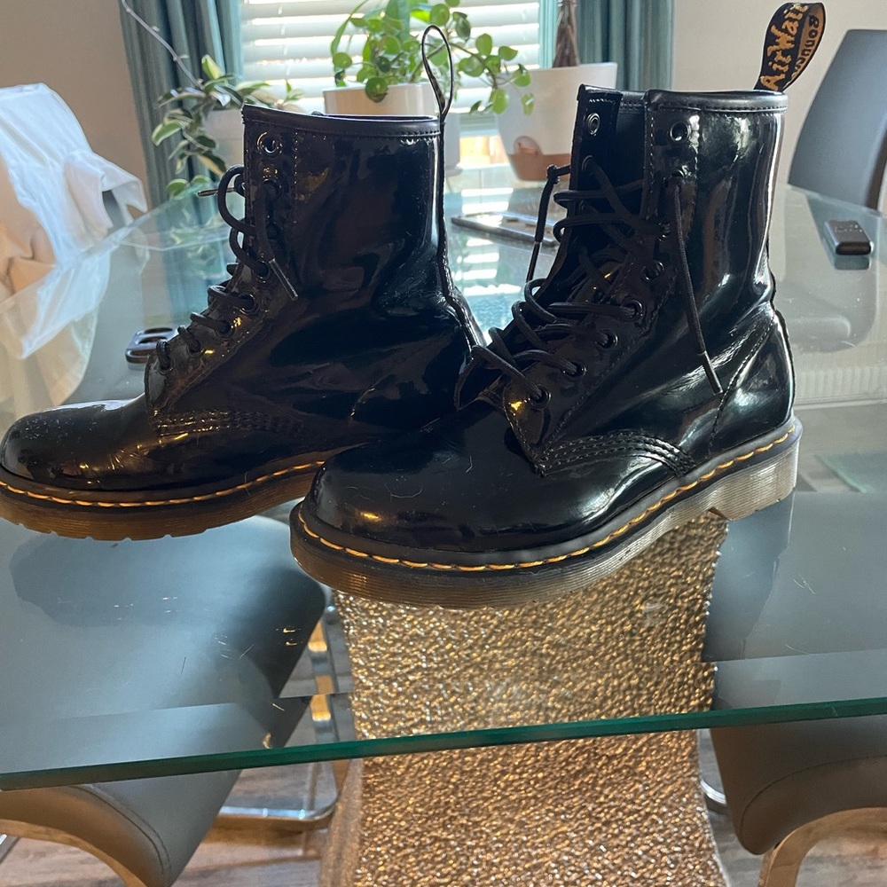 Patent leather Doc Martens